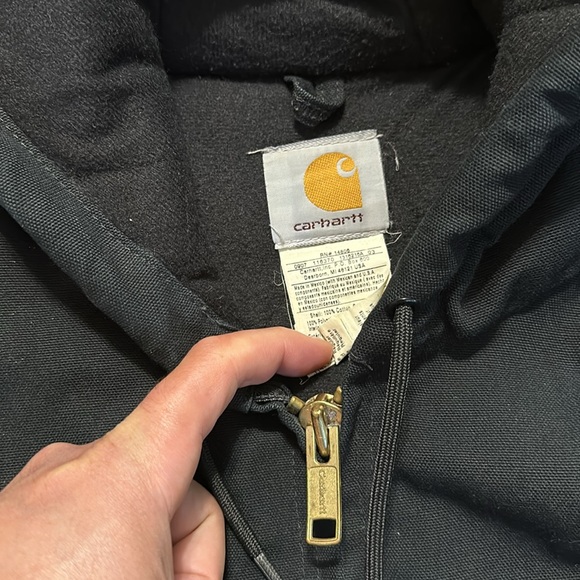 Carhartt Black Duck Active Quilted Flannel Lined Jacket - Picture 3 of 7